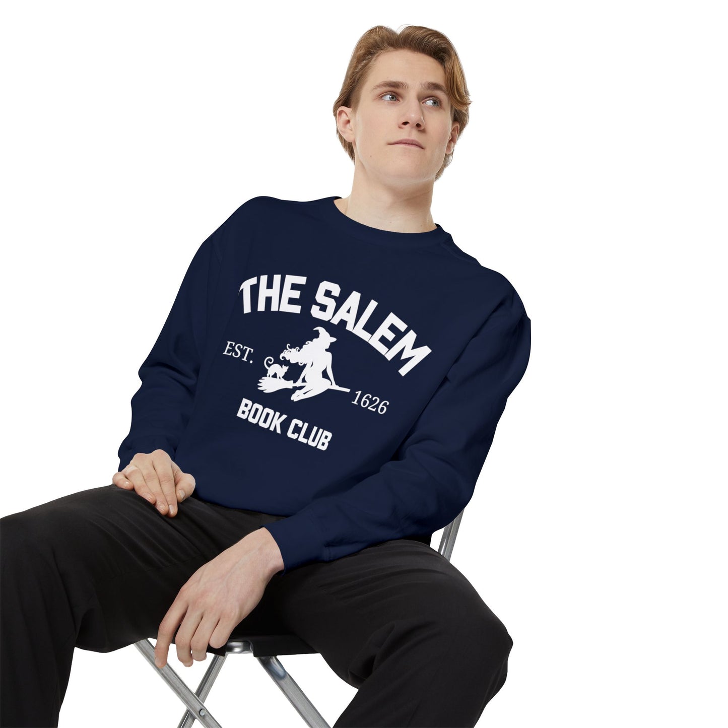 Salem Book Club Sweatshirt – Unisex, Garment-Dyed Comfort