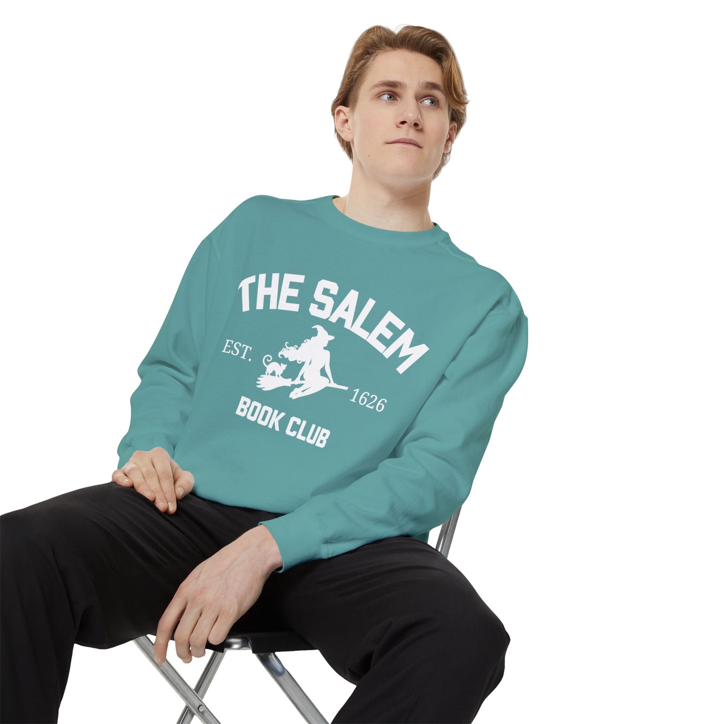 Salem Book Club Sweatshirt – Unisex, Garment-Dyed Comfort