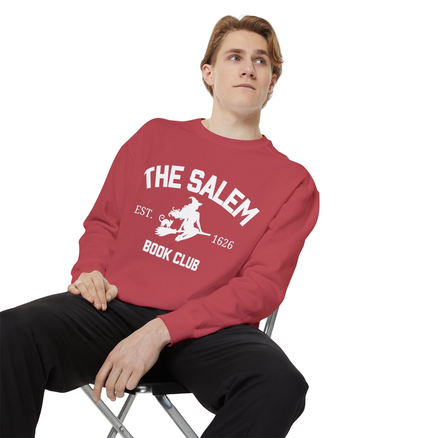 Salem Book Club Sweatshirt – Unisex, Garment-Dyed Comfort