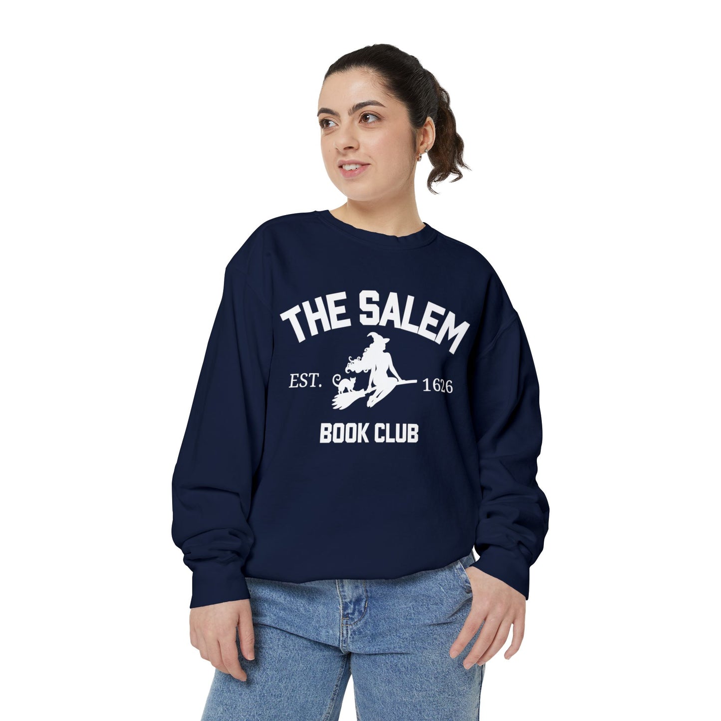 Salem Book Club Sweatshirt – Unisex, Garment-Dyed Comfort