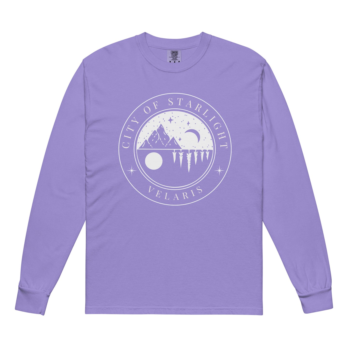 City of Starlight Velaris Circle Design – Garment-Dyed Comfort Colors Shirt