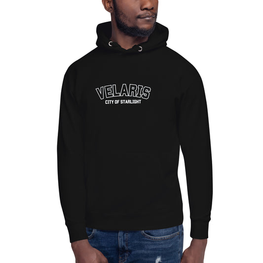 Velaris City of Starlight Collegiate Style Embroidered Hoodie